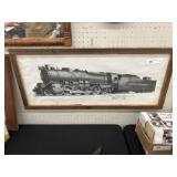 Framed Locomotive Print