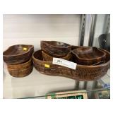 South American Machine-Carved Bowls