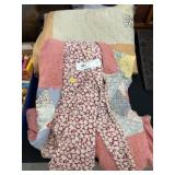 Vintage Quilt and Quilt Top