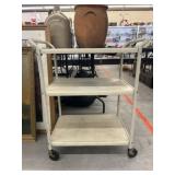 3-Tiered Metal Serving Cart