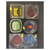 (6) Advertising Ashtrays