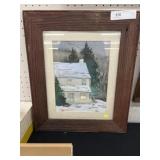 Framed Watercolor