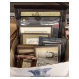 Box of Assorted Framed Goods
