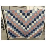 Vintage Block Pattern Quilt