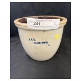 Willow Street Slip-Decorated Storage Crock