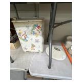 Bathroom Scale w/ Laundry Hamper