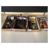 (4) Boxes of Misc Hardware & Auto Supplies