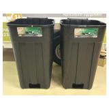 (2) 45gal Waste Cans