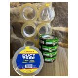 Assortment of Duct, Painters & Packing Tape