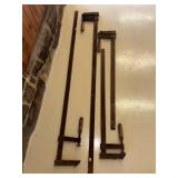 (4) Vintage Bar Clamps