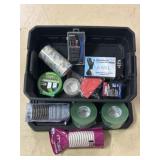 Assorted Tape w/ Nitrile Gloves & Tape Dispenser