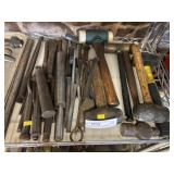 Assorted Punches, Mallets, Ball Peen Hammer