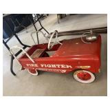 Vintage Firefighter Pedal Car
