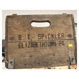 Spickler Wooden Milk Box