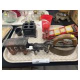 Incomplete Cast Iron Collectibles w/ Flat Iron