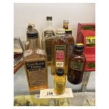 Grouping of Vintage Oil Bottles