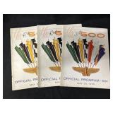 Vintage Indy 500 Souvenir Programs