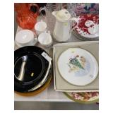 Serving Plates, Pitchers, Cups & Saucers