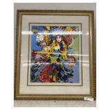 Framed Silk Art