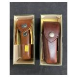 (2) Gerber Folding Blade Hunting Knives