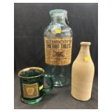 PRR Mug w/ Stoneware & Glass Bottles