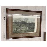 Framed Fox Hunt Print