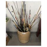 Large Assortment of Fishing Rods