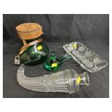 Coinspot Plate w/ Bottle & Still Bank