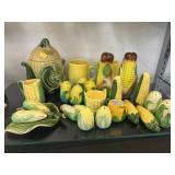 Vtg. Stanfordware Sweet Corn Pattern Serving Pcs.
