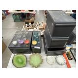 Plastic File Boxes w/ Serving Dishes