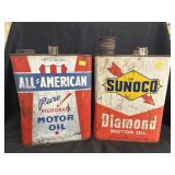 (2) 2-Gallon Oil Cans