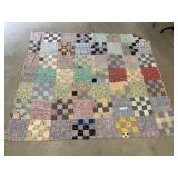 Vintage Block Pattern Quilt