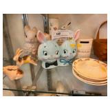 Rabbit-Form Figurines, Planters & Still Bank
