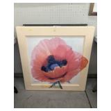 (4) Framed Floral Prints