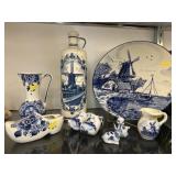 Assort. of Delft Pottery