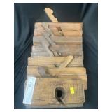(6) Antique Wooden Molding Planes