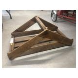 Vintage Wood Crafted Tray