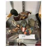 Grouping of Machine-Carved Duck Decoys