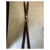 (2) Pairs of Vintage Skis