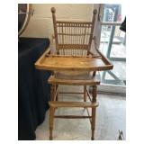 Vintage Cane Seat Highchair