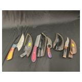 (4) Crafted Knives