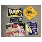Contemporary Tin Signs