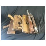 (5) Antique Wooden Molding  Planes