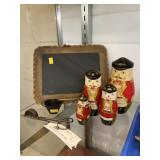 Nesting Dolls w/ Slate Board & Candle Snuffer