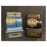 (2) Vintage Uncle Sam Register Banks