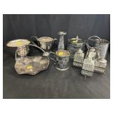 Grouping of Vintage Silver-Plate Serving Pieces
