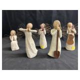 (5) Willow Tree Figurines