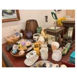 Assortment of Planters, Figurines & Home Decor