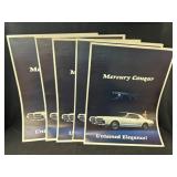 Grouping of Mercury Cougar Brochures