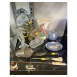 Perfume Bottles w/ Wedgewood China and